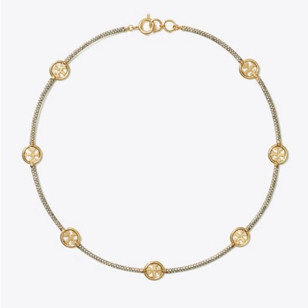 Tory Burch Miller Pave Necklace